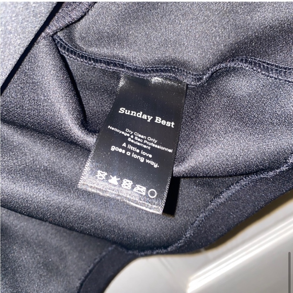 🖤 SUNDAY BEST (ARITZIA) Tartine Long-Sleeved Black Dress. Size 00. Great Cond! - Picture 9 of 10